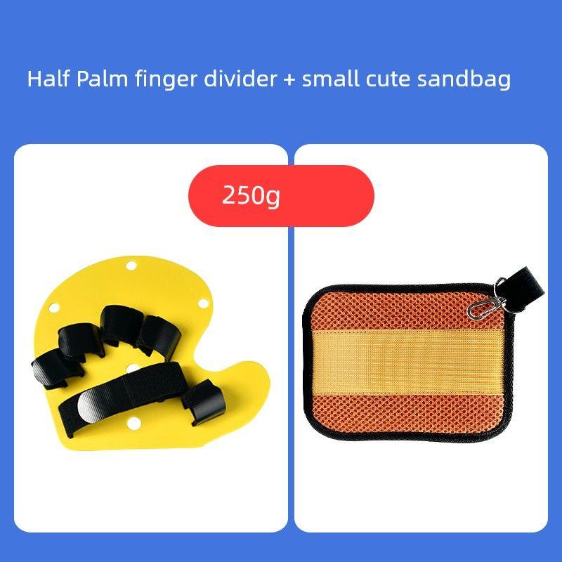 Half Soles Finger Splitter Cute Sandbag Hemiplegia Hand Finger Rehabilitation Training Equipment Fixer Finger Board Brace