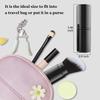 Falliny Retractable Kabuki Makeup Brush, Angled Travel Powder Blush Brush, Foundation Makeup Brush with Cover, for