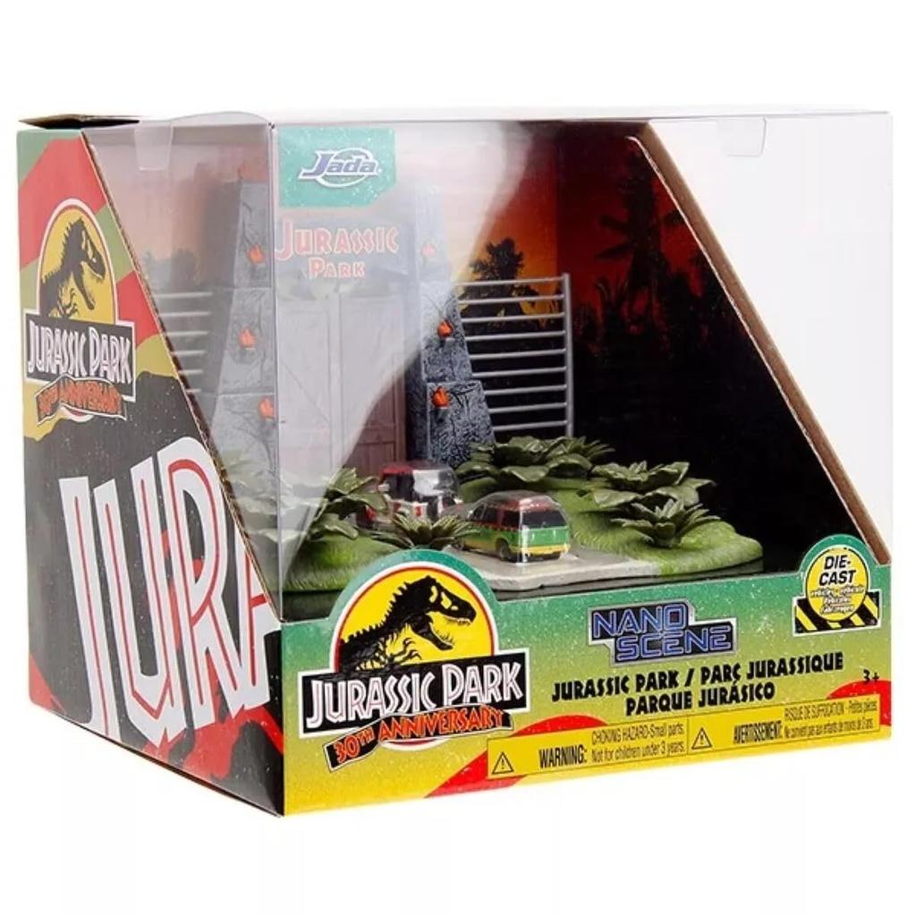 JADA TOYS Nano Scene Jurský park Dioráma Jeep Explorer NANO 34244 Wrangler/Ford [Položka]