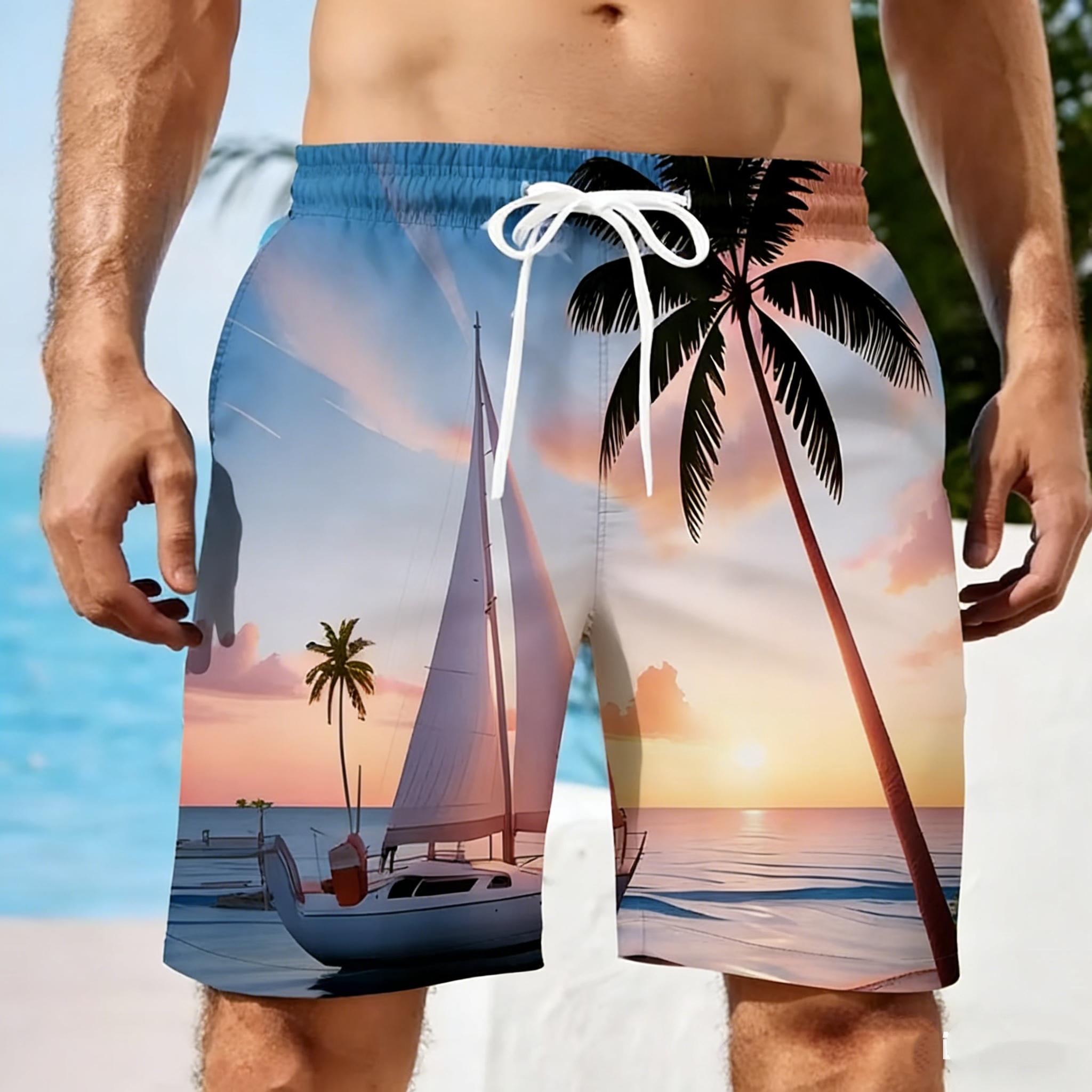 

2026 Men s Summer Short Beach Vacation Hawaiian 3D Printed Shorts Men Y2k Graphic Short Pants Male Breathable Swim Loose Shorts 5XL