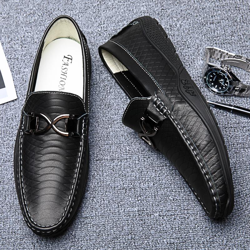 Мужская повседневная обувь из натуральной кожи — фото 4