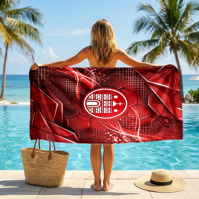 FC St. Asciugamano da Spiaggia Pauli Football Morbido Microfibra Asciugamano Estivo Asciugatura Rapida Assorbente per Spiaggia Piscina Viaggio