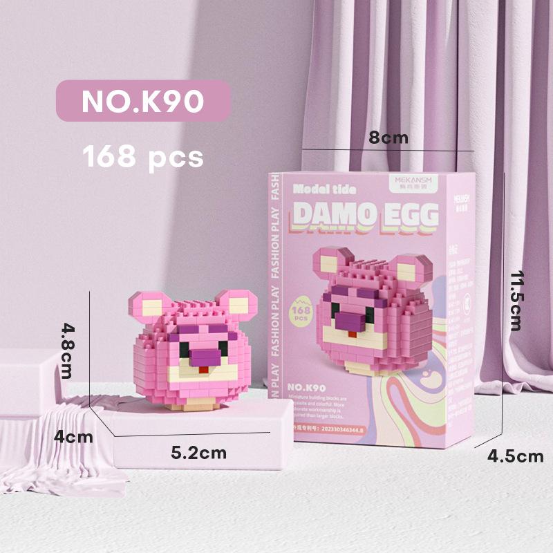 Stitch Building Blocks Anime Kawaii Cartoon mini Action Children's Figures Blocks Bricks Assemble DIY Toys Gift for Kids