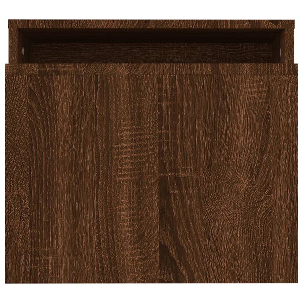 Vidaxl Coffee Table, Brown Oak 100X48X40 Cm Wood-Based Material