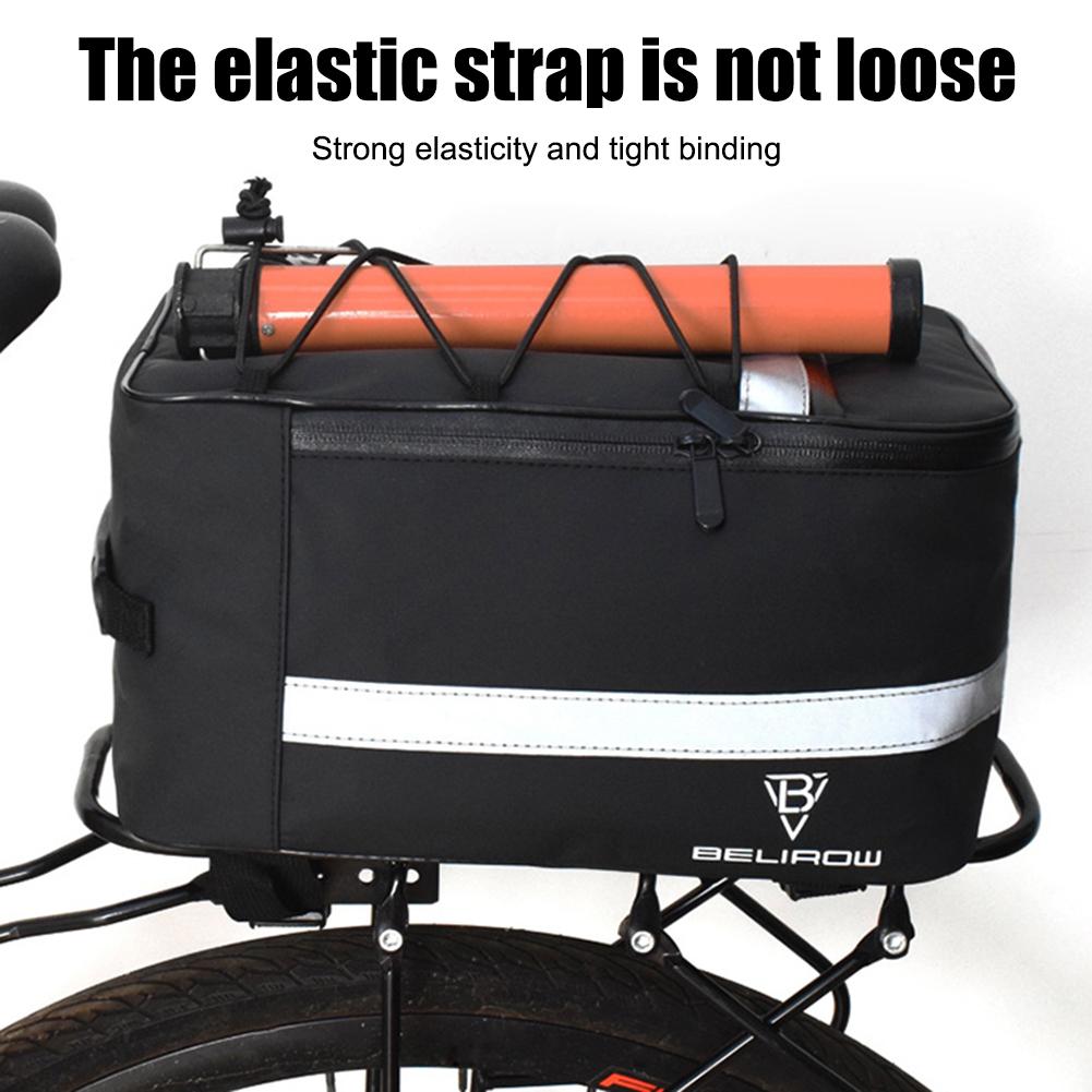Portable Bicycle Rear Camel Bag Waterproof Bicycle Piggyback Bag Multifunctional Luggage Carrier Bag for Bike Cycling Equipment