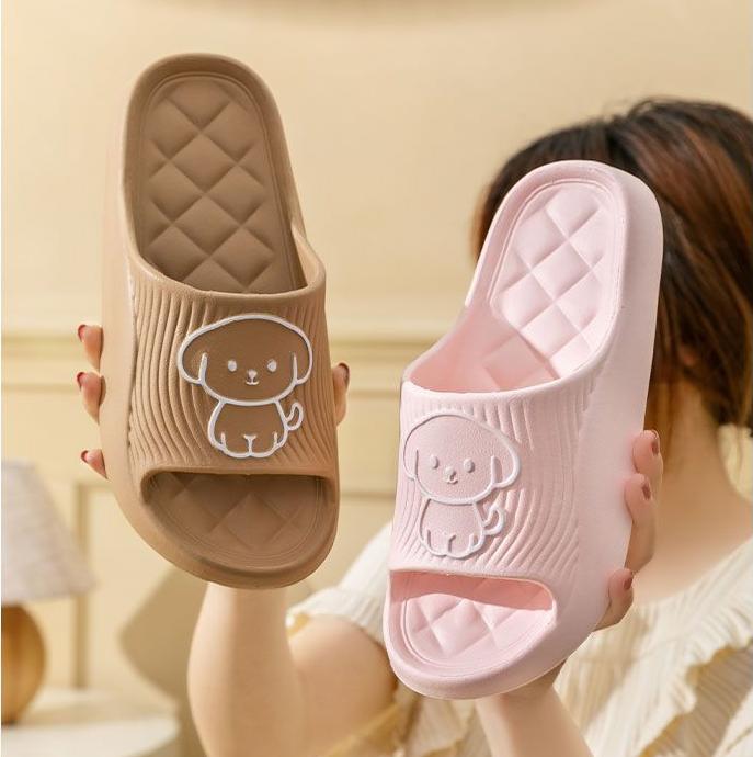 Hausschuhe Sandalen und Hausschuhe Damen Home Weiche Sohlen Rutschfeste Hunde Cartoon Hausschuhe Cartoon Hausschuhe Männlich Sommer