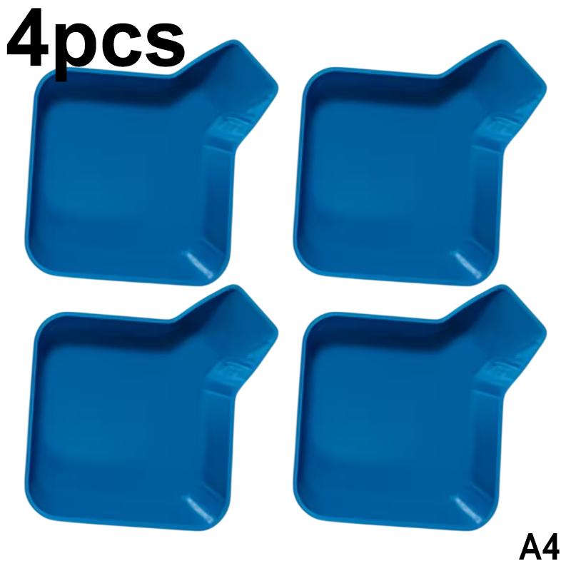 2/4Pcs Colorful Game Chip Trays Game Component Stands Game Coins Storage Tray Home Sorting Tray Portable Home Storage