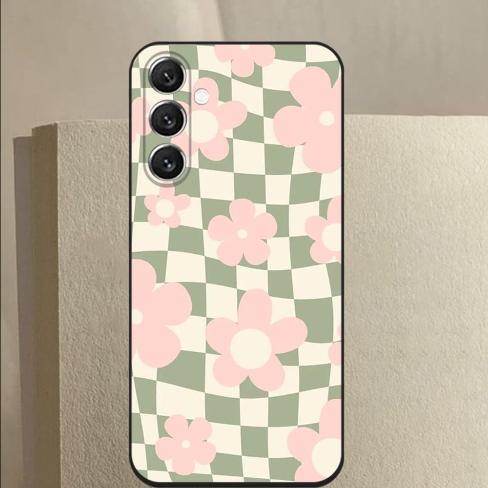 

Ультратонкий чехол для телефона из ТПУ с цветочным принтом для iPhone 6-16ProMax/SamsungS7-S24Ultra/Redmi13TPro - ударопрочный, устойчивый к царапинам, рельефный чехол CameraSafe Xiaomi Mi A3