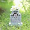 Resin Pet Memorial Stone For Dog Remembrance And Garden Decor