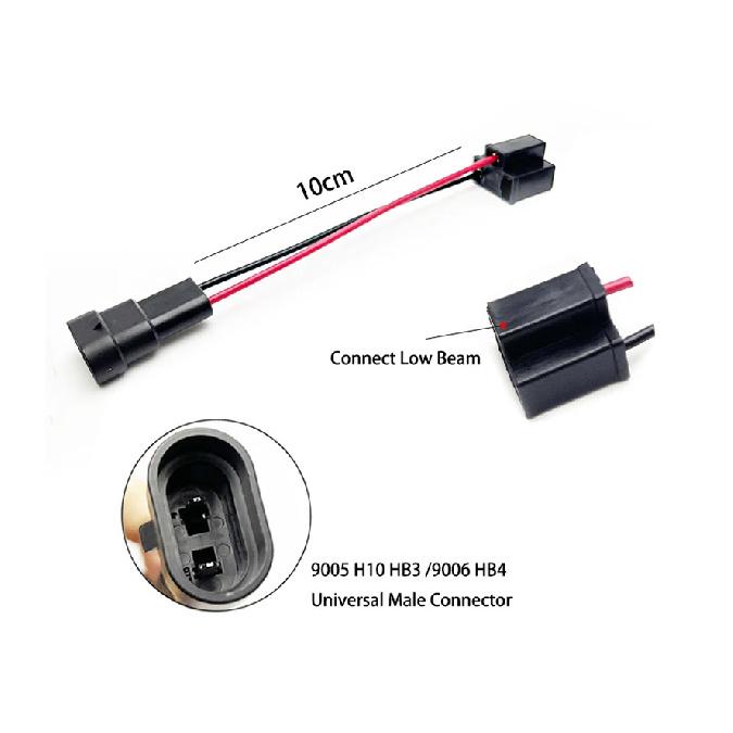 9005 HB3 9006 HB4 Stecker auf H4 Buchse Abblendlicht Scheinwerfer Anschlussadapter Kabelbaum Buchse Scheinwerfer Nebelscheinwerfer Buchse