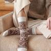 Ethnic Style Mid-tube Socks Warm Calf Socks New Winter Socks  Autumn Winter