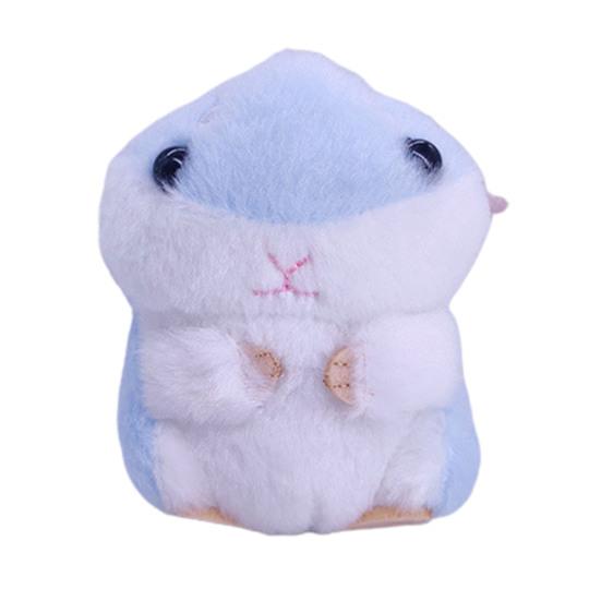 

Милый хомяк, плюшевый брелок для ключей, мягкая кукла, подвеска, дизайн, держатель, сумка синий