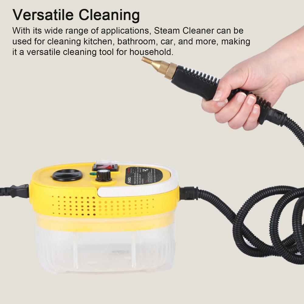 2500W Steam Cleaner for Home Car Cleaning Quick Heating High Temperature Steam Washer Portable Handheld Pressurized Steam Cleaning Machine