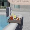 New Multifunctional Adjustable Hot Tub Tray Space Saving Tackle Organizer Cup Holder Spas Hot Tubs Pools Phone Holder