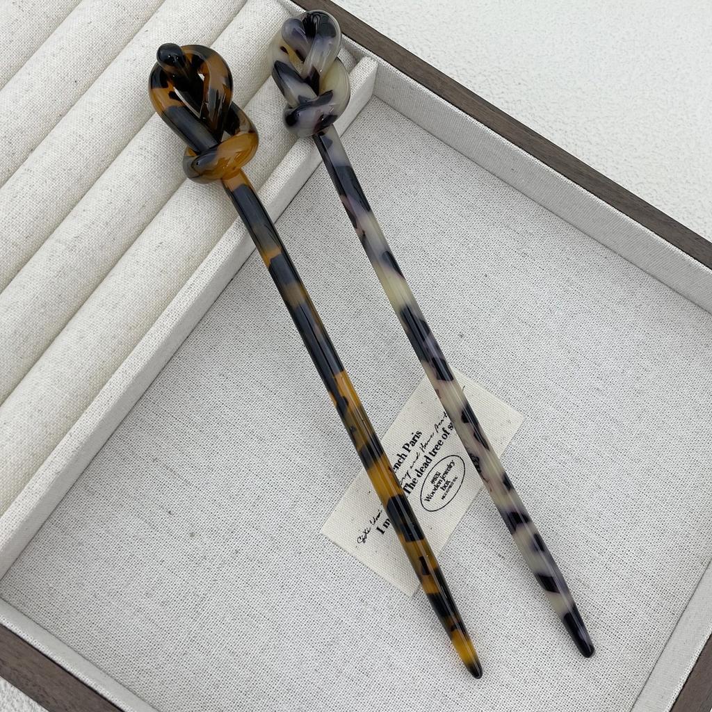 Einfaches Neues Design Temperament Antiker Wind Haarnadel Retro 18,5 cm Lang Schildpatt Acetat Haarnadel Haarschmuck