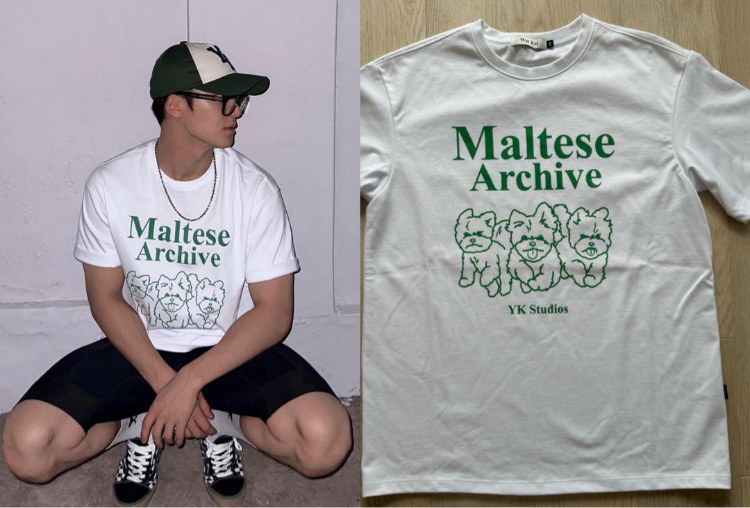 

[USED] Maltese Archive T-shirt worn by Mingyu, Waikei