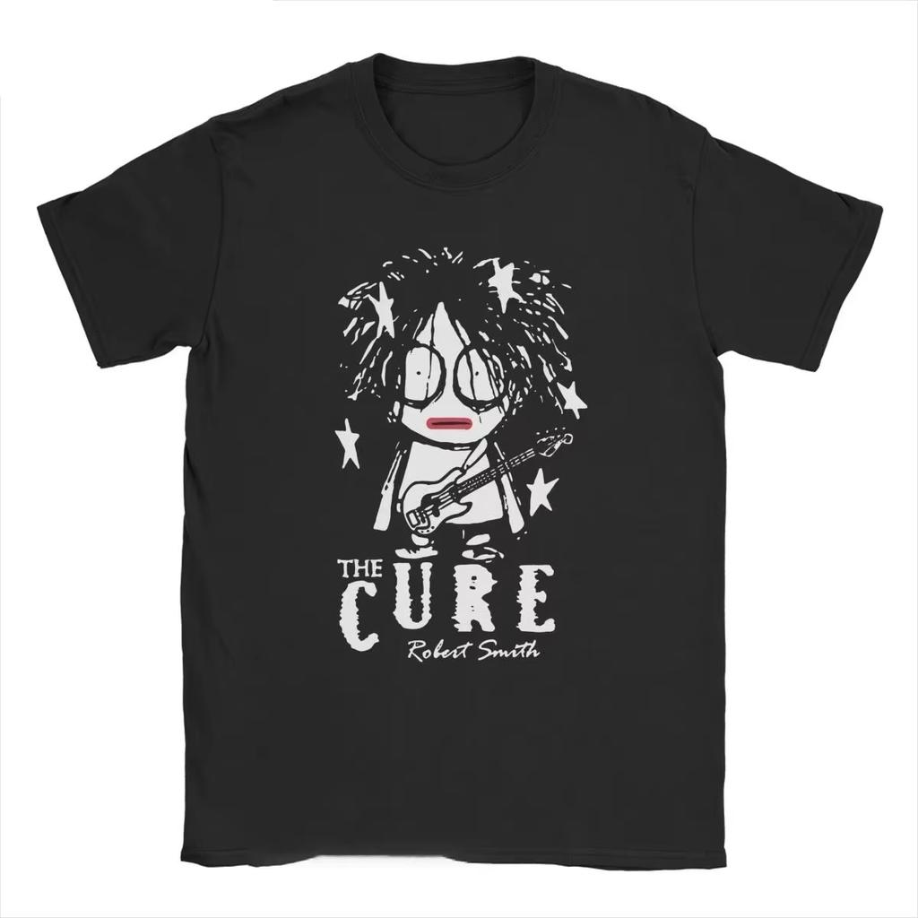 The Cure 2026 Uk And Ireland Summer Tour Schedule Maglietta A Maniche Corte Per Unisex E Unisex The Cure Uk Maglietta