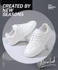 Men's German Training Shoes - 2025 Autumn Collection: Genuine Leather, Versatile & Fashionable White Casual Sneakers