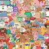 School Supplies Decorative Sticker Animal Cat Stickers Waterproof Stickers Korean Bear Stickers