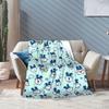Tamagotchis Mimitchi Blanket Cover Coral Fleece Plush  Ultra-Soft Throw Blanket for Car Sofa Couch Bedspread