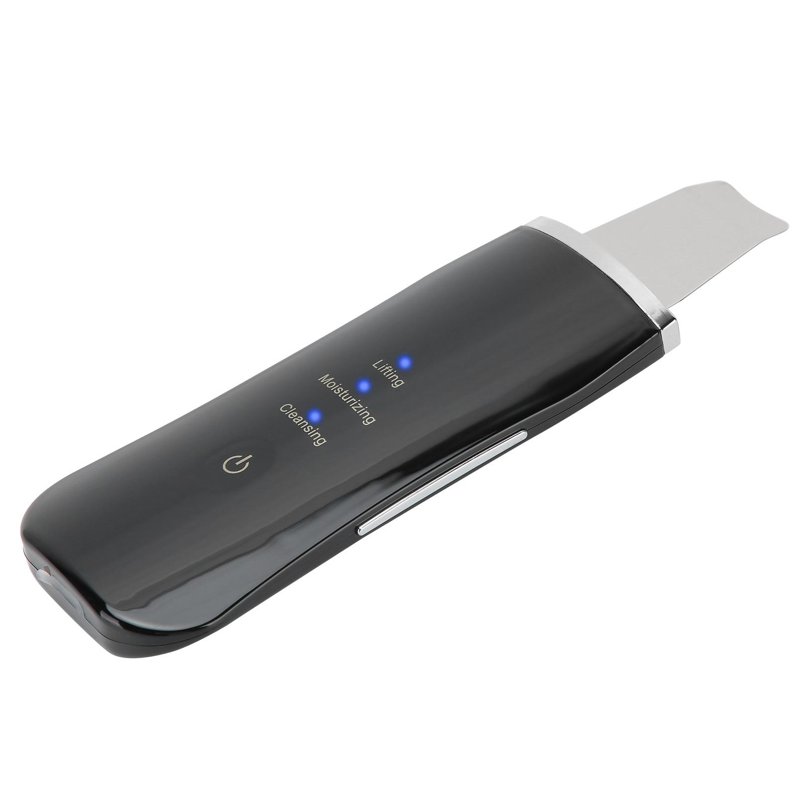 

Face Skin Scrubber USB Rechargeable Peeling Machine Ultrasonic Exfoliating SkinCare(White )