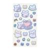 Sanrio HANAMARU OBAKE Puffy Stickers ( Pastel Sweets Pop Blue ) Japan NEW