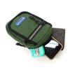 Outdoor Products Mini Pouch with Shoulder Smartphone Luminous Green Carabiner, Strap, Storage, Design, Metal-Look Zipper,