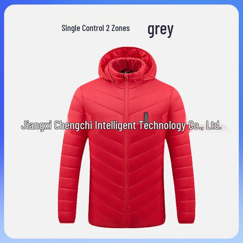 USB-beheizte Baumwolljacke mit einstellbarer Temperaturregelung