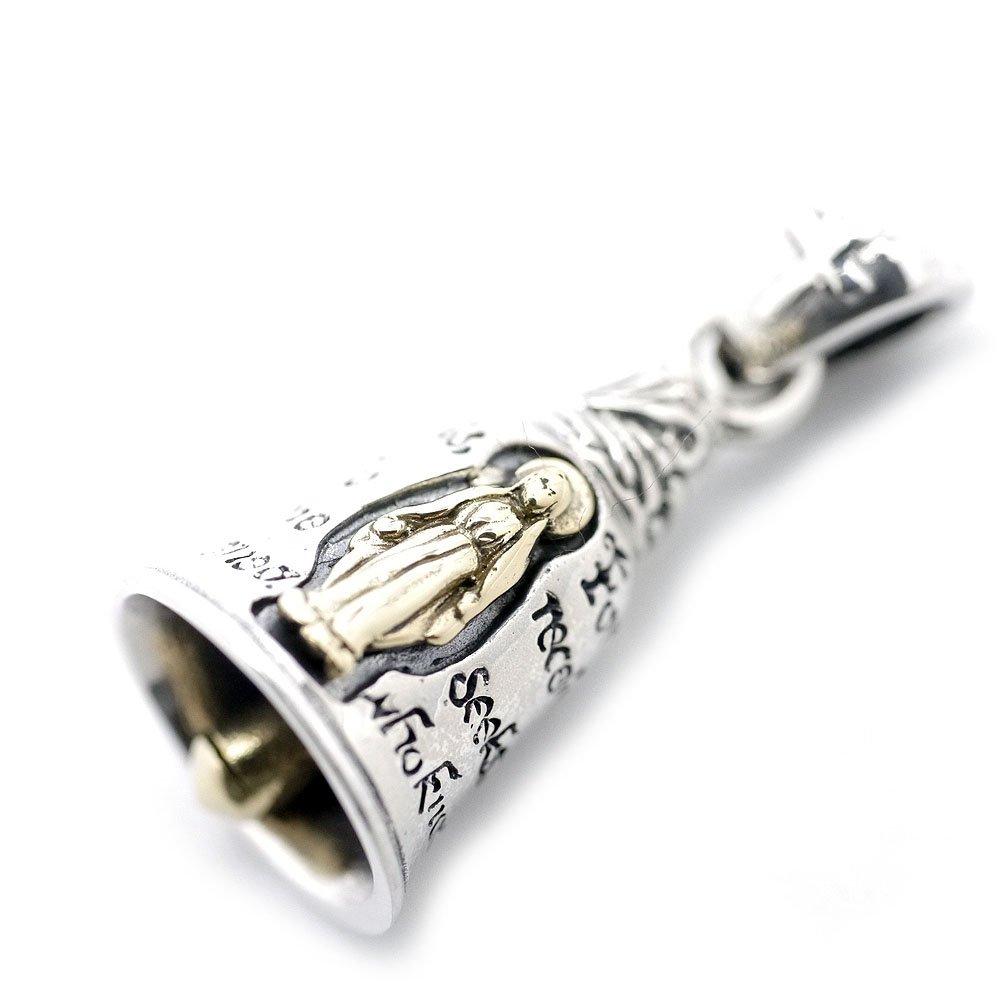 

925 Silver Virgin Mary Bell Pendant Top se [Silver One] Men s (charm) білий
