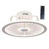Ceiling Fan Lamp Light Multifunctional Three Warm White Colors Adjustable Modern Minimalist Remote