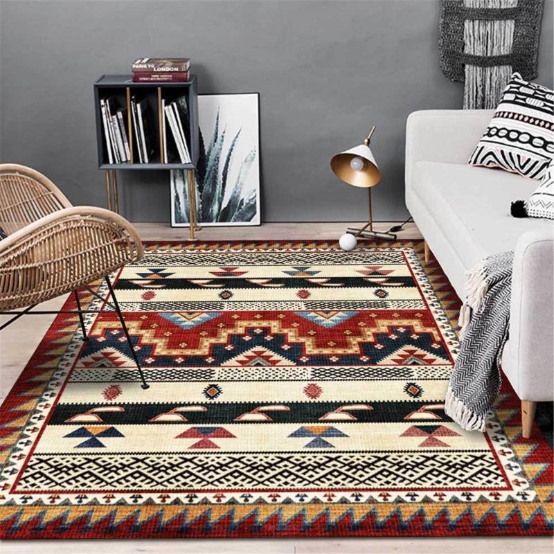 Transform Home Geometric Pattern Rug NonSlip Rug Front Door Mat Kitchen Rug Indoor Door Mat Home Textiles Product