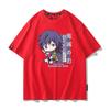 Summer Cartoon Ghost Killing Blade Summer Anime Cotton Cartoon Printing New Unisexs and Womens Casual Round Neck Short Sleeve