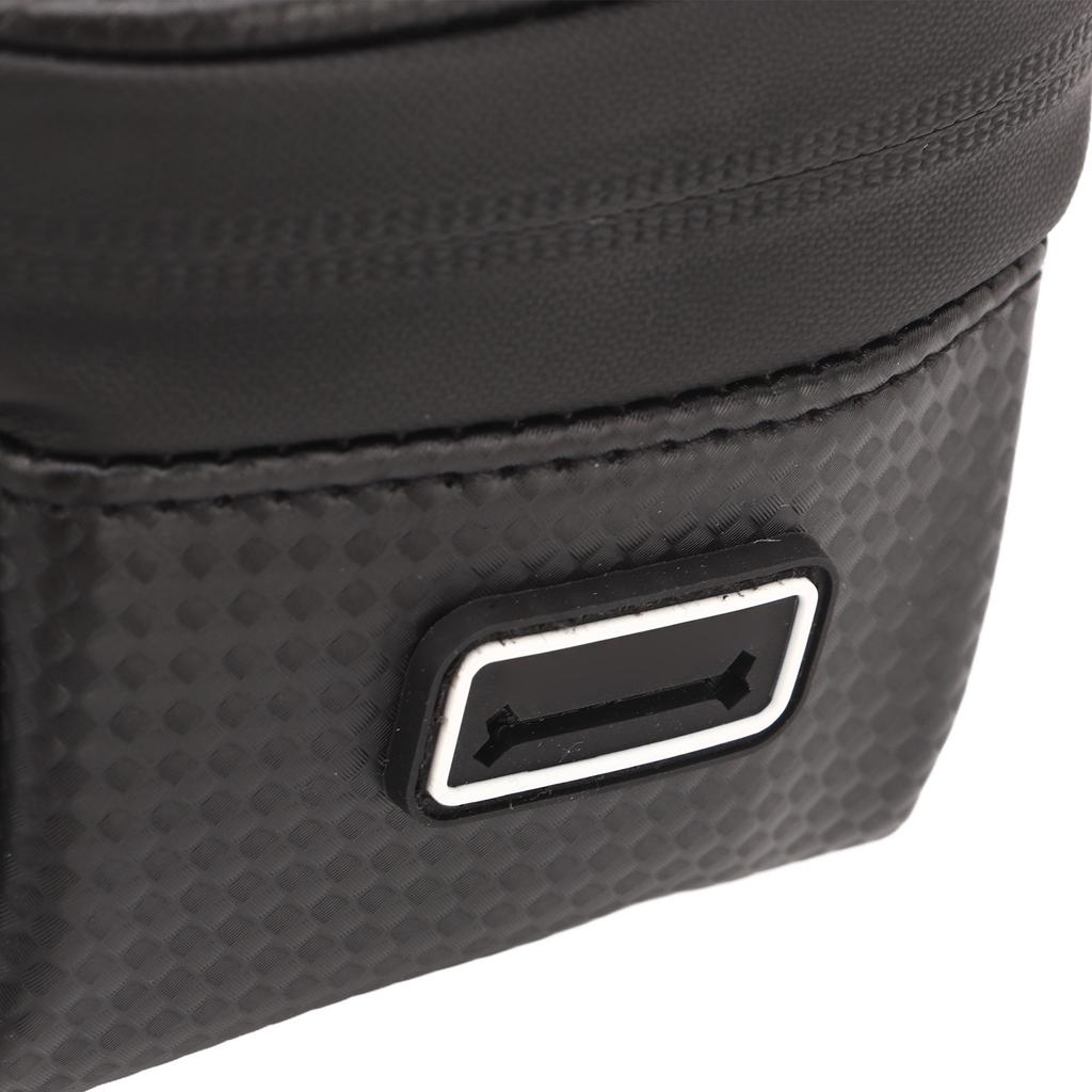 Bike Phone Front Frame Bag Black Top Tube Bike Bag Waterproof Bike Phone Mount for Bike Mountain Bike