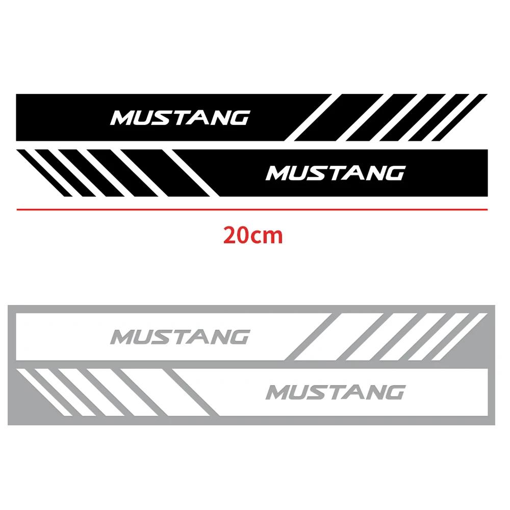 Car Sticker 2025 Hot 2PCS Vinyl Car Rearview Mirror Sticker Auto Side Body Stripe Decal Decoration For Ford Ranger Focus Kuga Mu