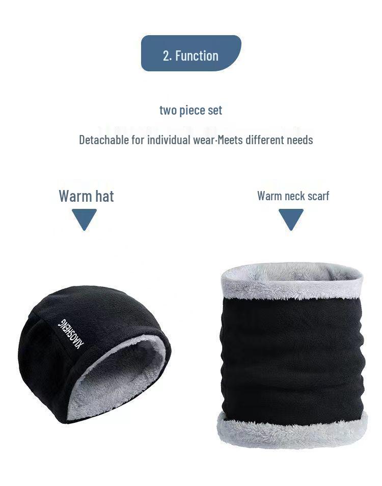 Unisex Winter Warm Windproof Pullover Hat with Ear Protection