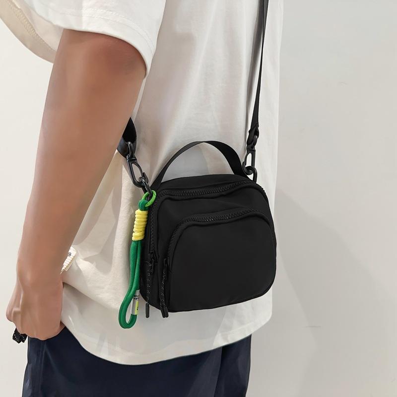 Trendy Brand Small Satchel Women's Trendy Shoulder Bag Men's Casual Versatile Messenger Bag Sports Mobile Phone Bag Small Backpack