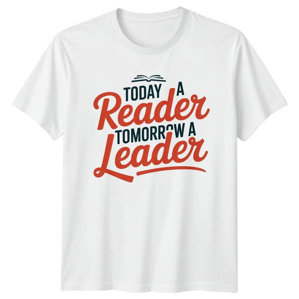 Today A Reader Tomorrow A Leader Education Reading Unisexs TShirt Unisexs Tee S