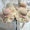 Tulip Lace Straw Hat Women's Spring Summer Seaside Beach Sun Hat Sunscreen Vacation Big Brim Hat