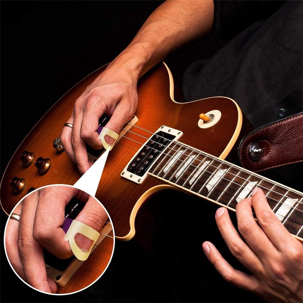 8pcs Alaska Guitar Picks Adjustable Finger Picks Medium and Large Alaska Picks