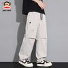 paul frank Men's Summer Loose Straight-Leg Cargo Pants