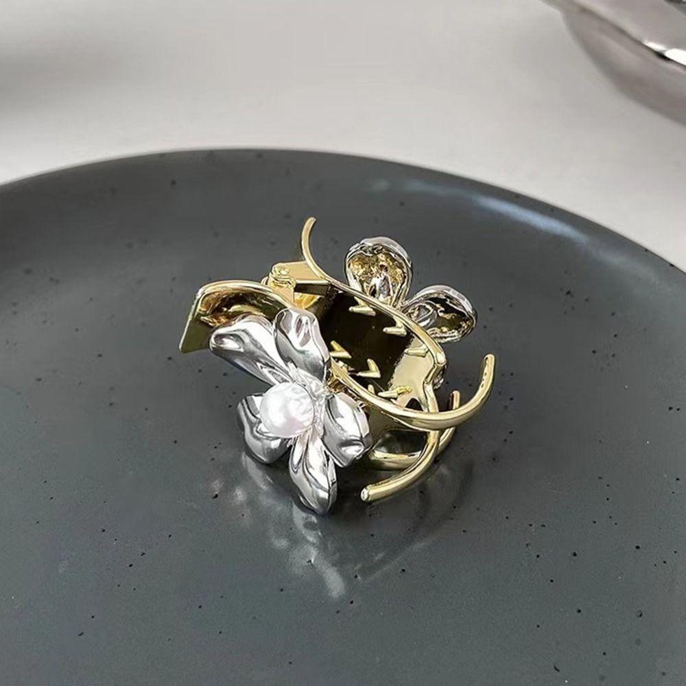 

Для женщин корейский стиль заколка для волос высокий конский хвост фиксированный зажим цветок держатель для волос конский хвост