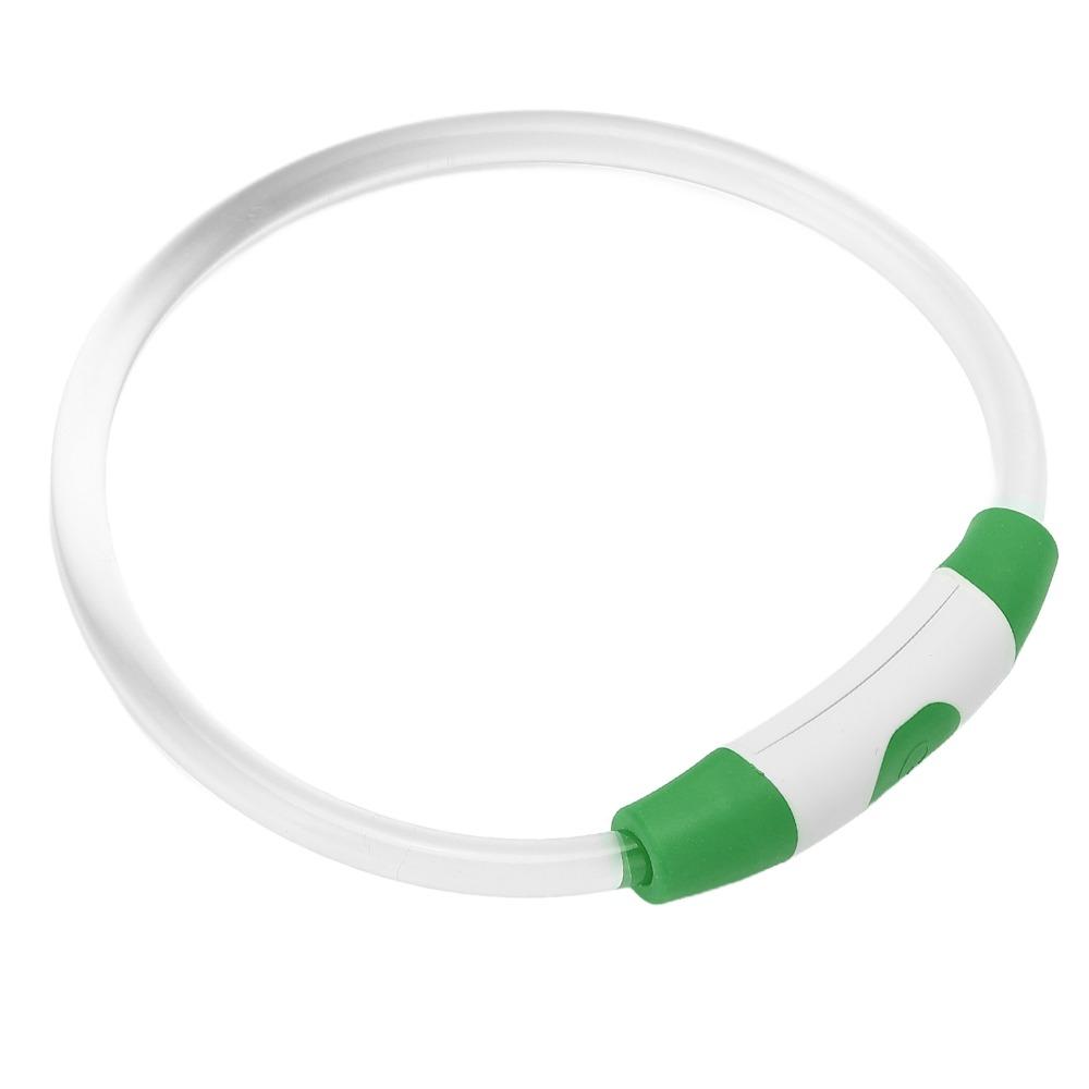 Tube Shape Dog Collar USB Charging Light Collar Safety Design LED Collar Puppy