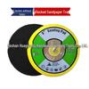 Self-Adhesive Flocked Sandpaper Disc: 1-9 Inch, 5 Inch, 6-Hole, Suction Cup Base, Pneumatic Grinder Pad