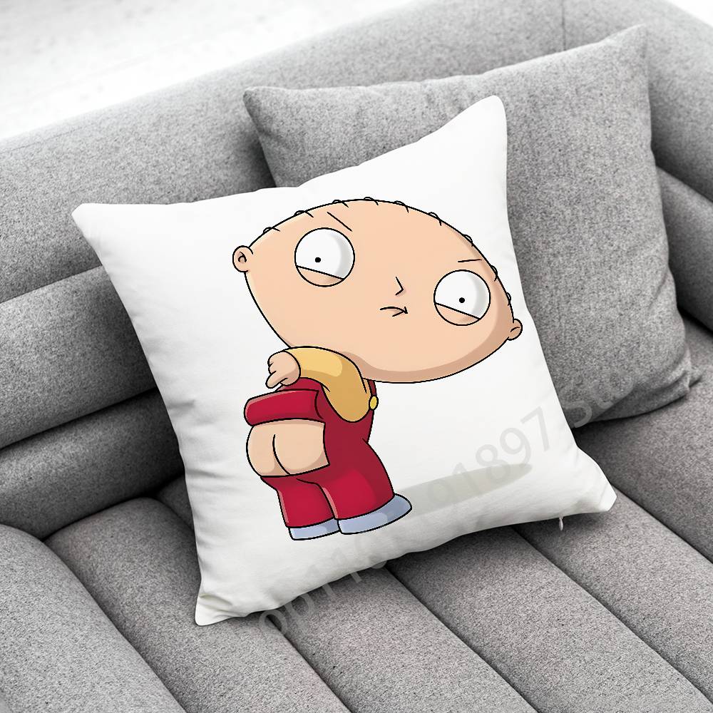 F-Family Funny Guy Throw Pillow Case For 30X30Cm 40X40Cm 45X45Cm 50X50Cm 55X55Cm Square Sofa Pillowcase Shell