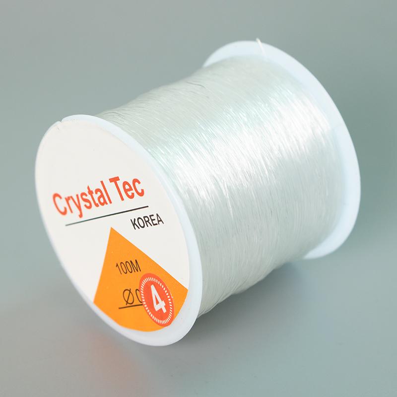 Durable Crystal Elastic Bracelet String with Rubber Band