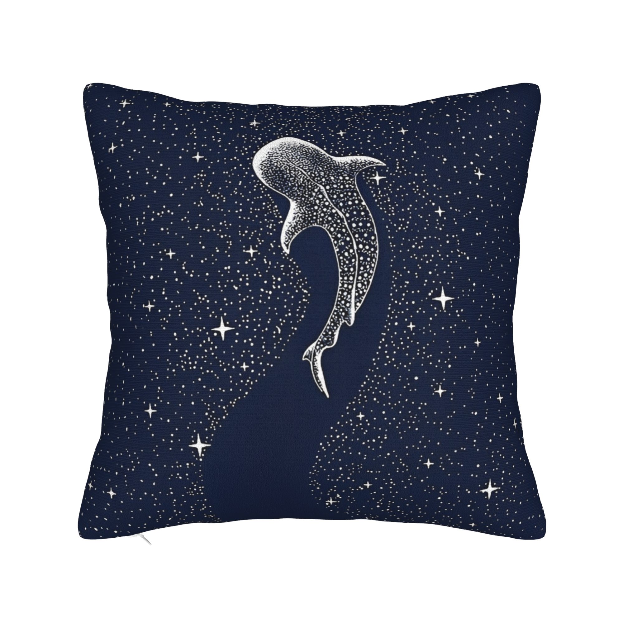 

Брюси Блахай Акула Под Водой Квадратные Наволочки Диван Звездный Кит Акулы Чехол для Подушки Смешной Декор Наволочка для Декоративной Подушки 30x30cm 12x12in