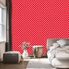 Wallpaper Dots red and coral, red background 50x1000
