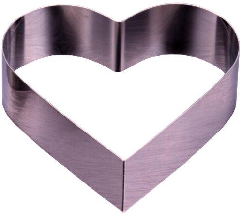 

Tiger Crown Circle Ring, Heart, Deep, No. 1643, 18-8 Stainless Steel, Made in Japan, WSL15643