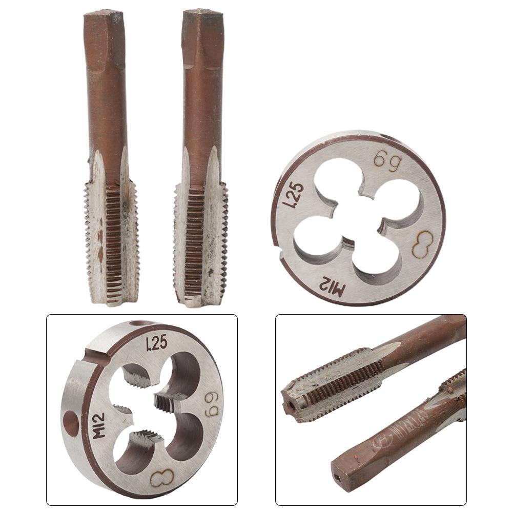 HSS&Gewindebohrer für X 1,25 mm Kegel&Schneideisen Metrisches Gewinde Rechtsgewinde Lagerware