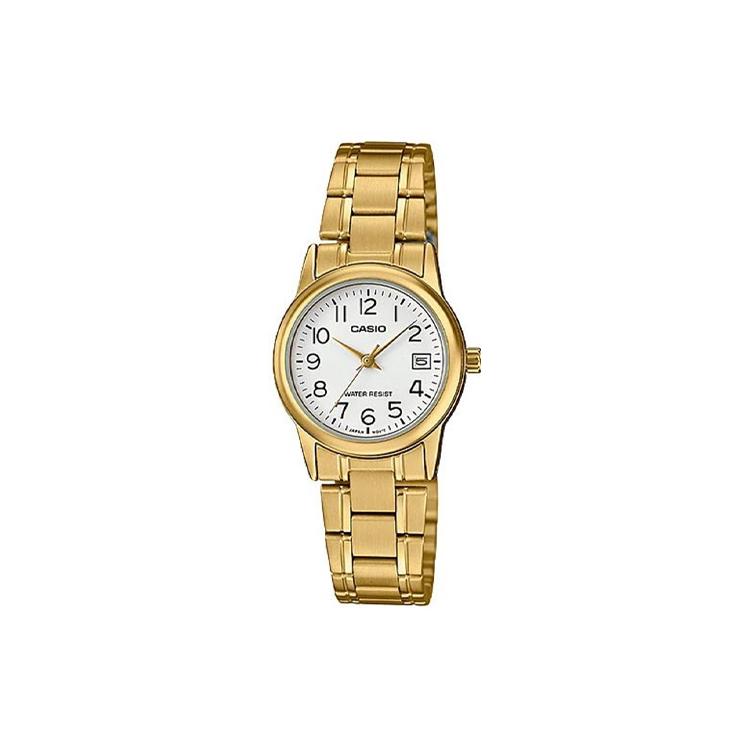 CASIO Women s Standard Series 25mm White Watch LTP-V002G-7B2 LTP-V002G-7B2 White Dial